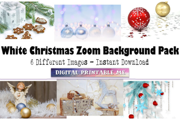 Download White Christmas Zoom Background, 6 Digit - White christmas zoom background Collection
