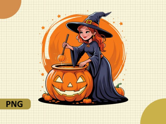 Download Witch Cauldron Pumpkin Magic Png - Premium Resources