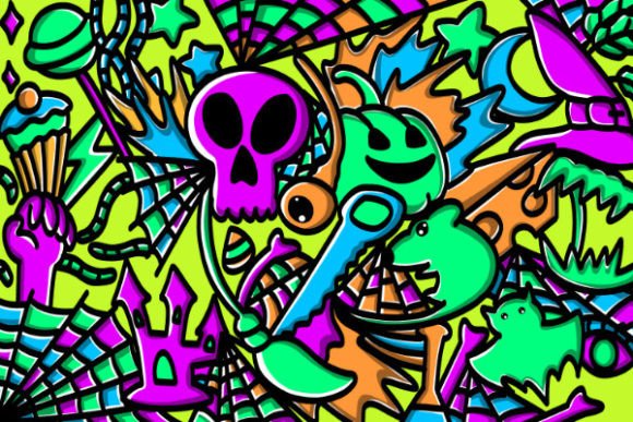 Download Abstract Halloween Background Cartoon - Halloween background cartoon Collection