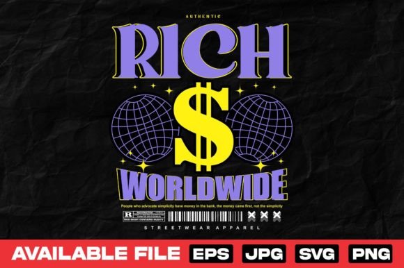 Download Rich Money Urban Apparel T Shirt Design - Apparel Collection